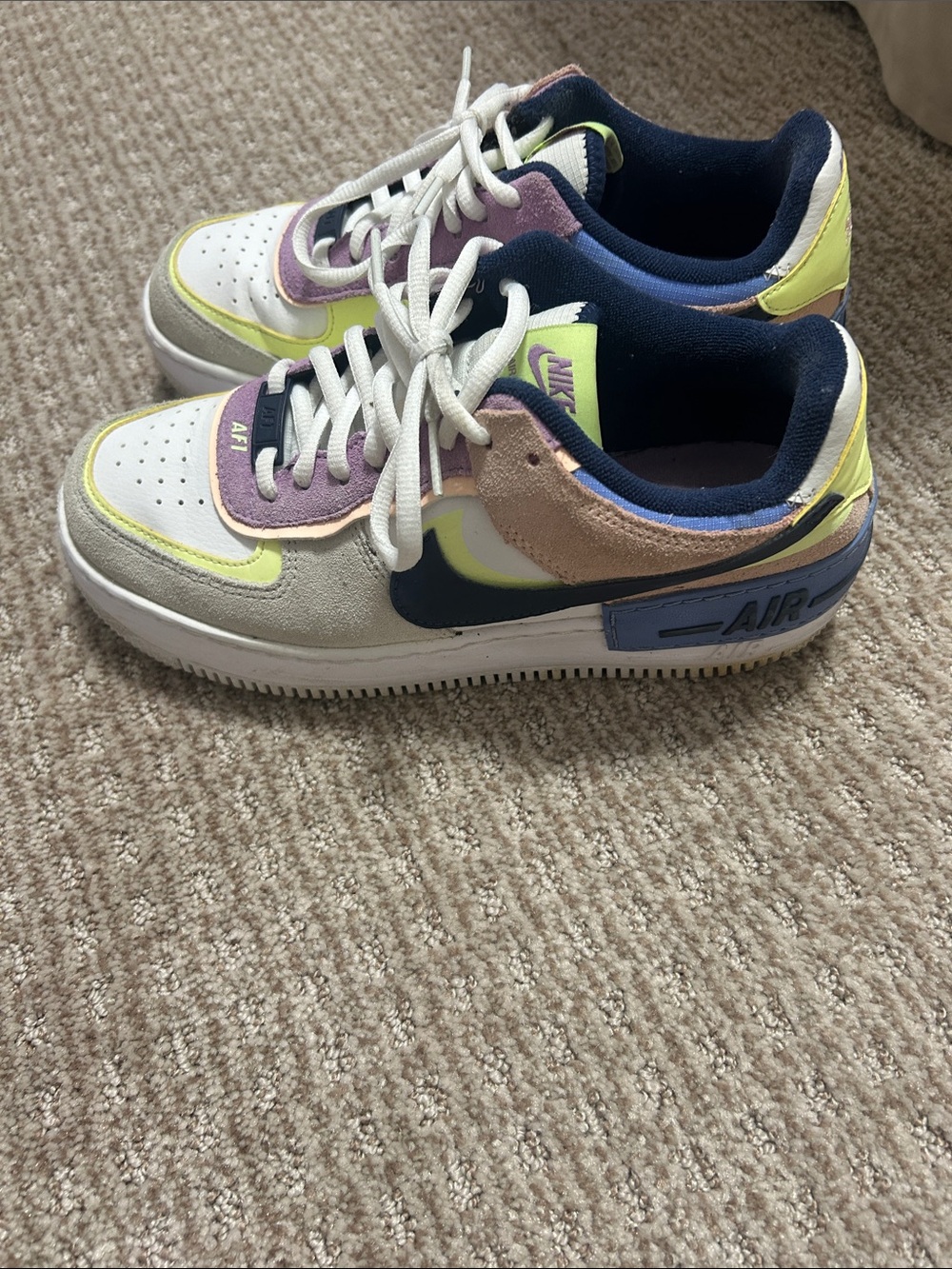 Nike Air Force 1 Low Pastel Multi-Panel Sneakers